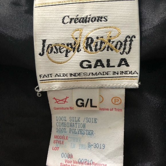 Vintage Joseph Ribkoff Beaded/Sequin Silk Jacket - Picture 5 of 5